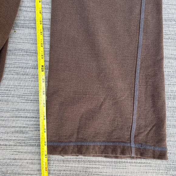 Hatley Heritage Y2K Sweatpants Womens XL Brown Blue Moose Wide Leg Drawstring - Picture 9 of 10